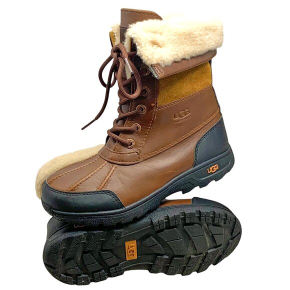 UGG Butte II CWR 109889OK Worchester Brown Waterproof Boots - Picture 10 of 11